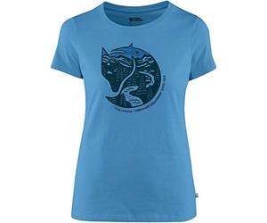 FJALLRAVEN F89849-524 Arctic Fox Print T-Shirt W River Blue XS
