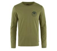 Fjällräven T-Shirt Forever Nature Badge Long Sleeve Official Caper Green