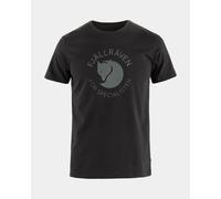 Fjallraven Fox Mens T-Shirt - Black Cotton - Size X-Large