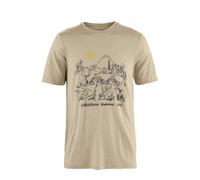 Fjallraven Hoja Lugnt Wool T-shirt Classic Fossil