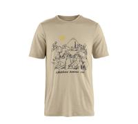 Fjallraven Hoja Lugnt Wool T-shirt Classic Fossil