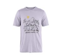Fjallraven Hoja Lugnt Wool T-shirt Classic Lavender Mist