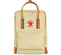 Fjallraven Kanken Rainbow backpack - light oak/patt