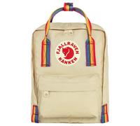 FjAllrAven KAnken Rainbow Mini Backpack for Men and Women - Durable Fabric with Adjustable Shoulder Straps and Lightweight Backpack Light OakRainbow