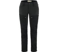 Fjallraven Keb Curved Trousers Short Leg Womens in Black