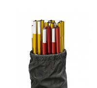 Fjallraven KEB Endurance 3 Pole KIT - Red / Yellow - 3 persons - Durable lightweight Keb endurance 3 aluminium replacement poles