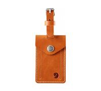 NEW - Official Fjallraven Leather Luggage Tag Leather Cognac