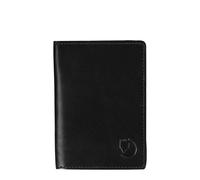 Fjällräven F77363-550 Leather Passport Cover, Black, One Size
