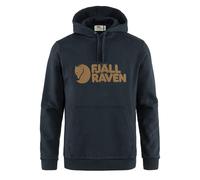 Fjällräven Logo Hoodie Navy Blue - L