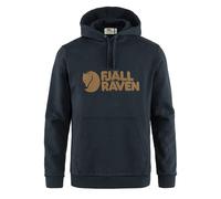 Fjällräven Logo Hoodie Navy Blue - L