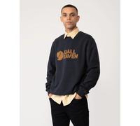 Fjallraven Logo Mens Sweatshirt - Dark Navy 555