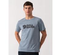 Fjallraven Logo Mens T-Shirt - Uncle Blue/Melange 520-999
