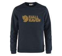 Fjall Raven - Organic cotton sweatshirt - Fjällräven Logo Sweater M Dark Navy for Men - Size L Navy L