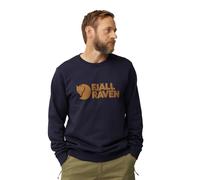 Fjallraven F84142-555 Fjallraven Logo Sweater, Men, Dark Navy, M