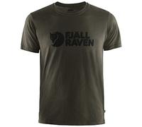 Fjällräven Logo Short Sleeve T-shirt Green M Men