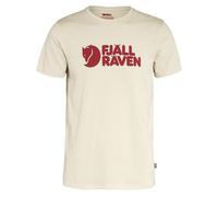 Fjällräven Logo Short Sleeve T-shirt Beige S Man