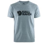 Fjällräven Logo Short Sleeve T-shirt Blue - L