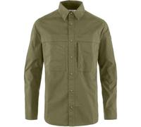 Fjall Raven - Stretch shirt - Abisko Trail Shirt LS M Green for Men - Size M - Khaki Khaki