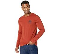 Fjallraven Men's Forever Nature Badge Ls M T shirt, Brown, M UK