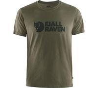 Fjällräven Logo Short Sleeve T-shirt Green S Men