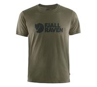 FJALLRAVEN Men's Logo T-shirt M T Shirt, Dark Olive, XXL UK