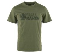 Fjällräven - Lush Logo T-Shirt - T-shirt size S, olive