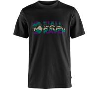 FJALLRAVEN Men's Multicolor Logo T-Shirt M, Black, XL