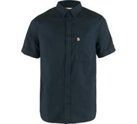Fjallraven Men's Övik Travel Shirt SS M, Indigo Blue-Dark Navy, S
