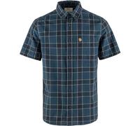 Fjällräven Övik Travel Short Sleeve Shirt Blue S Men