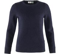 Fjallraven Övik Structure Sweater W Sweatshirt - Navy, XL
