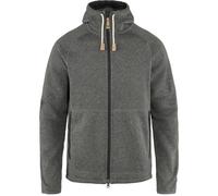 Fjallraven Ovik Fleece Hoodie Mens in Dark Grey