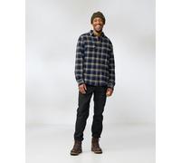 Fjällräven Övik Heavy Flannel Long Sleeve Shirt Blue XL Man