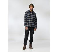 Fjällräven Övik Heavy Flannel Long Sleeve Shirt Blue M Man
