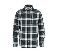 Fjall Raven - Organic cotton shirt - Övik Lite Flannel Shirt M Dark Navy Chalk White for Men - Size L Navy L