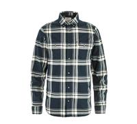 Fjallraven Ovik Lite Flannel Shirt Classic Dark Navy / Chalk White