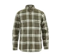 NEW - Official Fjallraven Ovik Lite Flannel Shirt Laurel Green / Chalk White