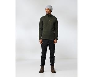 Fjallraven Ovik Mens Half Zip Fleece - Deep Forest 662 - Deep Forest 662 - M