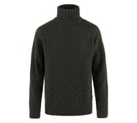 Official Fjallraven Ovik Roller Neck Sweater Dark Olive - Brand New