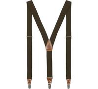Fjällräven - Singi Leather Clip Suspenders - Braces size One Size, olive