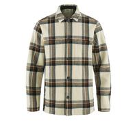 FJALLRAVEN Singi Flannel Overshirt M - Men - Beige / Green - size L- model 2025 L