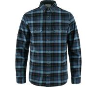 Fjallraven Singi Heavy Flannel Shirt Mens in Dark Navy