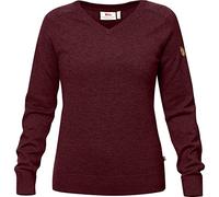 Fjallraven Sörmland V-neck Sweater W Sweatshirt - Dark Garnet, XL