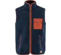 Fjallraven Mens Pile Fleece Vest Navy Size S