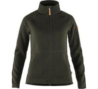 FJALLRAVEN Women's Ã-vik Fleece Zip Sweater Sweatshirt, Green, XXS UK