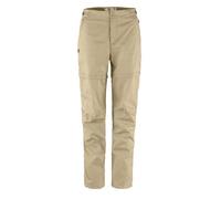 Fjallraven Womens Abisko Hike Zip-Off Trousers Reg Leg Fossil