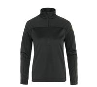 Fjallraven 87141-550 Abisko Lite Fleece Half Zip W Sweatshirt Women's Black Size L