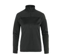 Fjallraven Womens Abisko Lite Fleece Half Zip Black