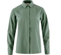 Fjallraven Women's Abisko Trekking Shirt W, Patina Green, XL