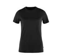 Fjällräven - Women's Abisko Wool S/S - T-shirt size L, black