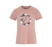 Fjallraven Womens Fjallblomster Fox T-shirt Chalk Rose